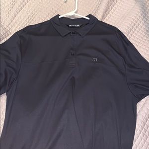 Black Travis Mathew golf shirt